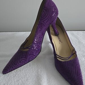 J.Renee Vibrant Purple Pumps